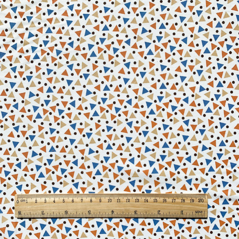 Algodón estampado TRIADA Blanco / Multicolor vintage
